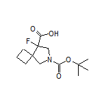 6-Boc-8-fluoro-6-azaspiro[3.4]octane-8-carboxylic Acid
