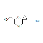 (R)-4-Oxa-7-azaspiro[2.5]octan-5-ylmethanol Hydrochloride