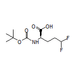 (R)-2-(Boc-amino)-5,5-difluoropentanoic Acid