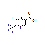 5-Methoxy-6-(trifluoromethyl)nicotinic Acid