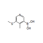 4-Methyl-5-(methylthio)pyridine-3-boronic Acid