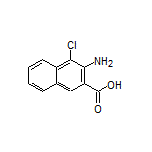 3-Amino-4-chloro-2-naphthoic Acid