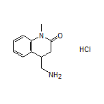 4-(Aminomethyl)-1-methyl-3,4-dihydroquinolin-2(1H)-one Hydrochloride