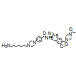 N-[5-[[5-(4-Acetylpiperazin-1-carbonyl)-4-methoxy-2-methylphenyl]thio]-2-thiazolyl]-4-[4-(7-aminoheptyl)-1-piperazinyl]benzamide