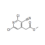 Methyl 2-(2,6-Dichloro-3-cyanopyridin-4-yl)acetate