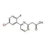 2-[4-(5-Chloro-2-fluorophenyl)pyrimidin-2-yl]acetic Acid