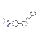 3-[3-(benzyloxy)phenyl]-8-Boc-8-azabicyclo[3.2.1]oct-2-ene