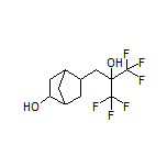 5-[3,3,3-Trifluoro-2-hydroxy-2-(trifluoromethyl)propyl]bicyclo[2.2.1]-2-heptanol