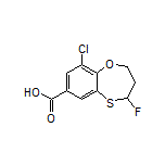9-Chloro-4-fluoro-3,4-dihydro-2H-benzo[b][1,4]oxathiepine-7-carboxylic Acid