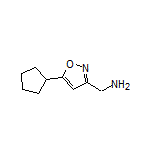 (5-Cyclopentylisoxazol-3-yl)methanamine