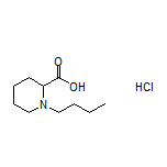 1-Butylpiperidine-2-carboxylic Acid Hydrochloride