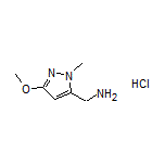 (3-Methoxy-1-methyl-1H-pyrazol-5-yl)methanamine Hydrochloride