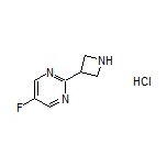 2-(Azetidin-3-yl)-5-fluoropyrimidine Hydrochloride
