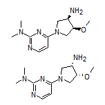 4-(cis-3-Amino-4-methoxypyrrolidin-1-yl)-N,N-dimethylpyrimidin-2-amine