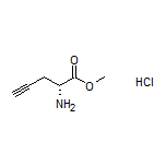 Methyl (R)-2-Aminopent-4-ynoate Hydrochloride