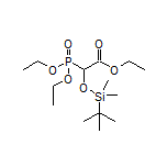 Ethyl 2-[(tert-Butyldimethylsilyl)oxy]-2-(diethoxyphosphoryl)acetate