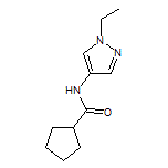 N-(1-乙基-1H-吡唑-4-基)环戊烷甲酰胺