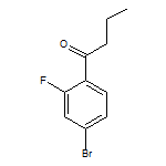 1-(4-溴-2-氟苯基)丁-1-酮
