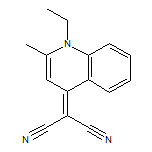 2-(1-Ethyl-2-methylquinolin-4(1H)-ylidene)malononitrile