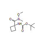 1-(Boc-amino)-N-methoxy-N-methylcyclobutane-1-carboxamide
