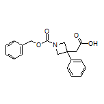 2-(1-Cbz-3-phenylazetidin-3-yl)acetic Acid