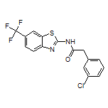 2-(3-Chlorophenyl)-N-(6-(trifluoromethyl)benzo[d]thiazol-2-yl)acetamide