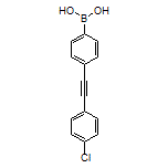 (4-((4-氯苯基)乙炔基)苯基)硼酸