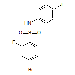 4-溴-2-氟-N-(4-碘苯基)-苯磺酰胺