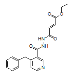 Ethyl (E)-4-(2-(4-benzylnicotinoyl)hydrazinyl)-4-oxobut-2-enoate