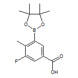 3-Fluoro-4-methyl-5-(4,4,5,5-tetramethyl-1,3,2-dioxaborolan-2-yl)benzoic acid
