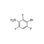 3-溴-2,4-二氟-6-碘苯胺