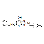 5-((Benzylamino)methyl)-2-((4-ethylbenzyl)amino)-[1,2,4]triazolo[1,5-a]pyrimidin-7-ol