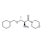 (2S,3R)-2-Amino-3-(cyclohexylmethoxy)-1-(4-morpholinyl)-1-butanone
