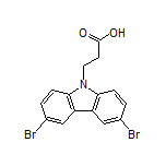 3-(3,6-Dibromo-9h-carbazol-9-yl)propanoic Acid
