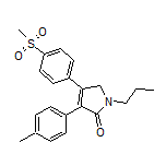 4-[4-(Methylsulfonyl)phenyl]-1-propyl-3-(p-tolyl)-1,5-dihydro-2H-pyrrol-2-one