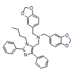 Bis[(2H-1,3-benzodioxol-5-yl)methyl][(1-butyl-2,4-diphenyl-1H-imidazol-5-yl)methyl]amine