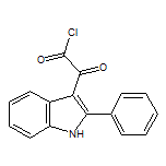 2-Oxo-2-(2-phenyl-3-indolyl)acetyl Chloride