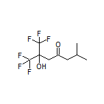 1,1,1-Trifluoro-2-hydroxy-6-methyl-2-(trifluoromethyl)-4-heptanone
