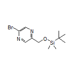 2-Bromo-5-[[(tert-butyldimethylsilyl)oxy]methyl]pyrazine