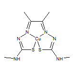 (SP-4-2)-[[2,2’-(1,2-Dimethyl-1,2-ethanediylidene)bis[N-methylhydrazinecarbothioamidato-κN2,κS]](2-)]-copper