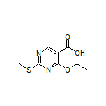 4-Ethoxy-2-(methylthio)pyrimidine-5-carboxylic Acid