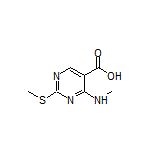 4-(甲基氨基)-2-(甲硫基)嘧啶-5-甲酸