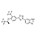 (S)-3-(1H-Benzo[d]imidazol-6-yl)-5-[3-(trifluoromethyl)-4-[(1,1,1-trifluoropropan-2-yl)oxy]phenyl]-1,2,4-oxadiazole