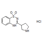 3-(Pyrrolidin-3-yl)-4H-benzo[e][1,2,4]thiadiazine 1,1-Dioxide Hydrochloride
