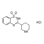 3-(Piperidin-3-yl)-2H-benzo[e][1,2,4]thiadiazine 1,1-Dioxide Hydrochloride