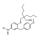 2-Butyl-2-[[[2-(4-methoxybenzyl)-4-nitrophenyl]thio]methyl]-1-hexanol