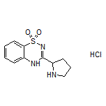 3-(Pyrrolidin-2-yl)-4H-benzo[e][1,2,4]thiadiazine 1,1-Dioxide Hydrochloride