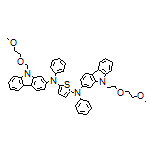 N2-[9-[2-(2-Methoxyethoxy)ethyl]-9H-carbazol-2-yl]-N5-[9-[(2-methoxyethoxy)methyl]-9H-carbazol-2-yl]-N2,N5-diphenylthiophene-2,5-diamine