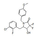 5-(3-Chloro-2-fluorobenzyl)-3,3-difluoro-4-hydroxy-1-(4-methoxybenzyl)pyrrolidin-2-one