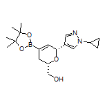 (2S,6R)-6-(1-Cyclopropyl-1H-pyrazol-4-yl)-2-(hydroxymethyl)-3,6-dihydro-2H-pyran-4-boronic Acid Pinacol Ester